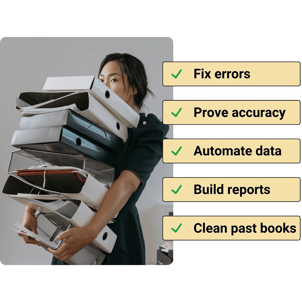 Ecommerce business owner overwhelmed by disorganized bookkeeping records